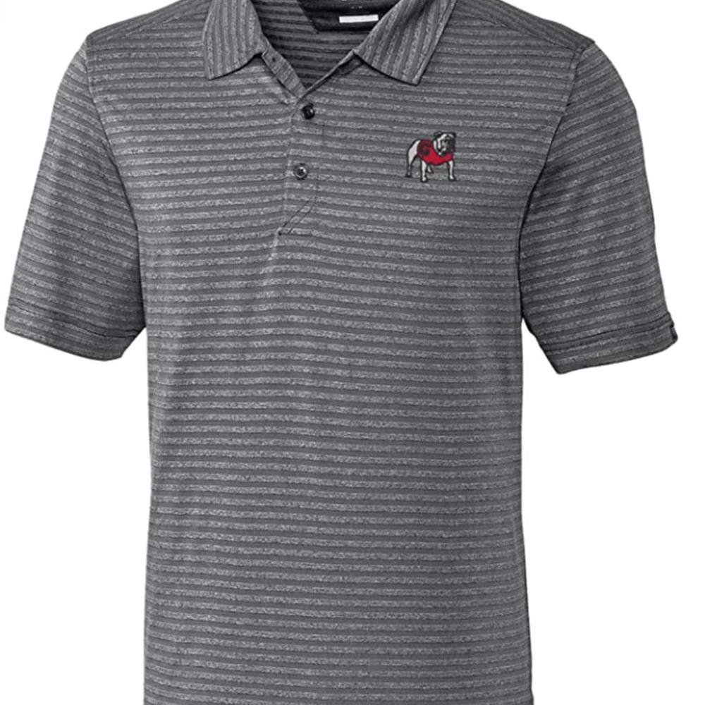 Cutter & Buck Men’s Gray Striped Georgia Polo